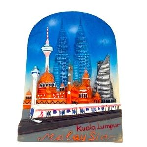 Kuala Lumpur Malaysia 3D magnet souvenir